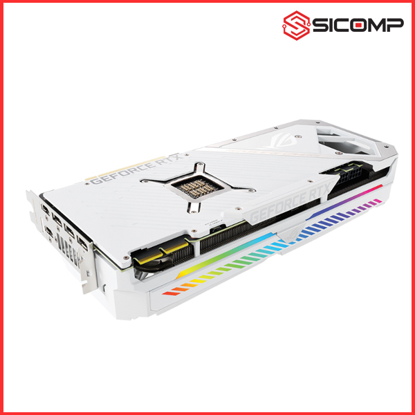 CARD MÀN HÌNH ASUS ROG STRIX RTX 3090 -O24G-WHITE (24GB GDD6X, 384-BIT, HDMI +DP, 2X8-PIN) - LIKENEW, Picture 4