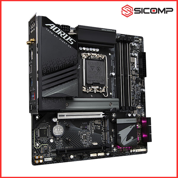 MAINBOARD GIGABYTE Z790M AORUS ELITE AX (INTEL Z790, SOCKET 1700, M-ATX, 4 KHE RAM DDR5), Picture 3