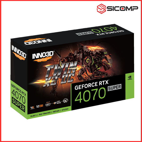 CARD MÀN HÌNH INNO3D GEFORCE RTX 4070 SUPER TWIN X2 OC , Picture 2