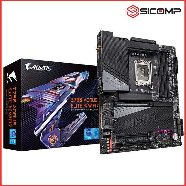 MAINBOARD GIGABYTE Z790 AORUS ELITE X WIFI7 (INTEL Z790, SOCKET 1700, ATX, 4 KHE RAM DDR5, WIFI 7), Picture 1