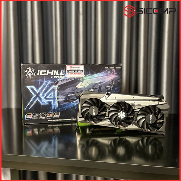 Picture of CARD MÀN HÌNH INNO3D RTX 3090 ICHILL X4 (LIKE NEW, BẢO HÀNH T2/2025, ĐỔI MỚI 60 NGÀY)