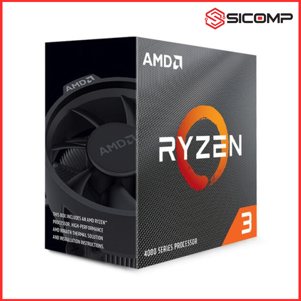 Picture of CPU AMD RYZEN 3 4100 ( 3.8GHZ BOOST 4.0GHZ | 4 NHÂN 8 LUỒNG | 4MB / AM4)