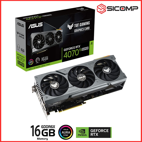 CARD MÀN HÌNH ASUS TUF GAMING GEFORCE RTX 4070 TI SUPER 16GB GDDR6X, Picture 1