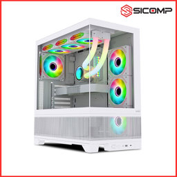 Picture of VỎ CASE MIK LUMINE 4FA - WHITE (ATX/MID TOWER/MÀU TRẮNG/4FAN ARGB)