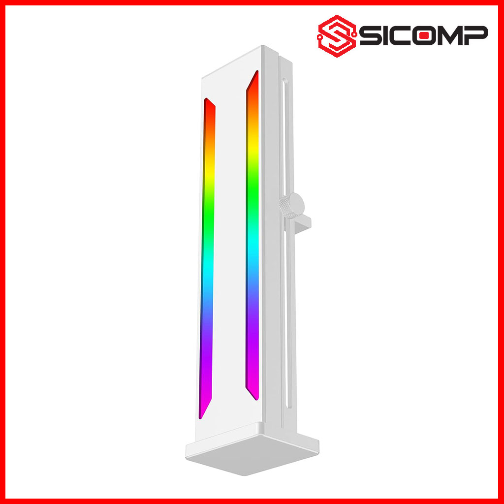 GIÁ ĐỠ VGA IHTP DỌC, THAY ĐỔI ĐƯỢC CHIỀU CAO, SYNC MAIN RGB, ĐỒNG BỘ HUB, MÀU TRẮNG, Picture 2