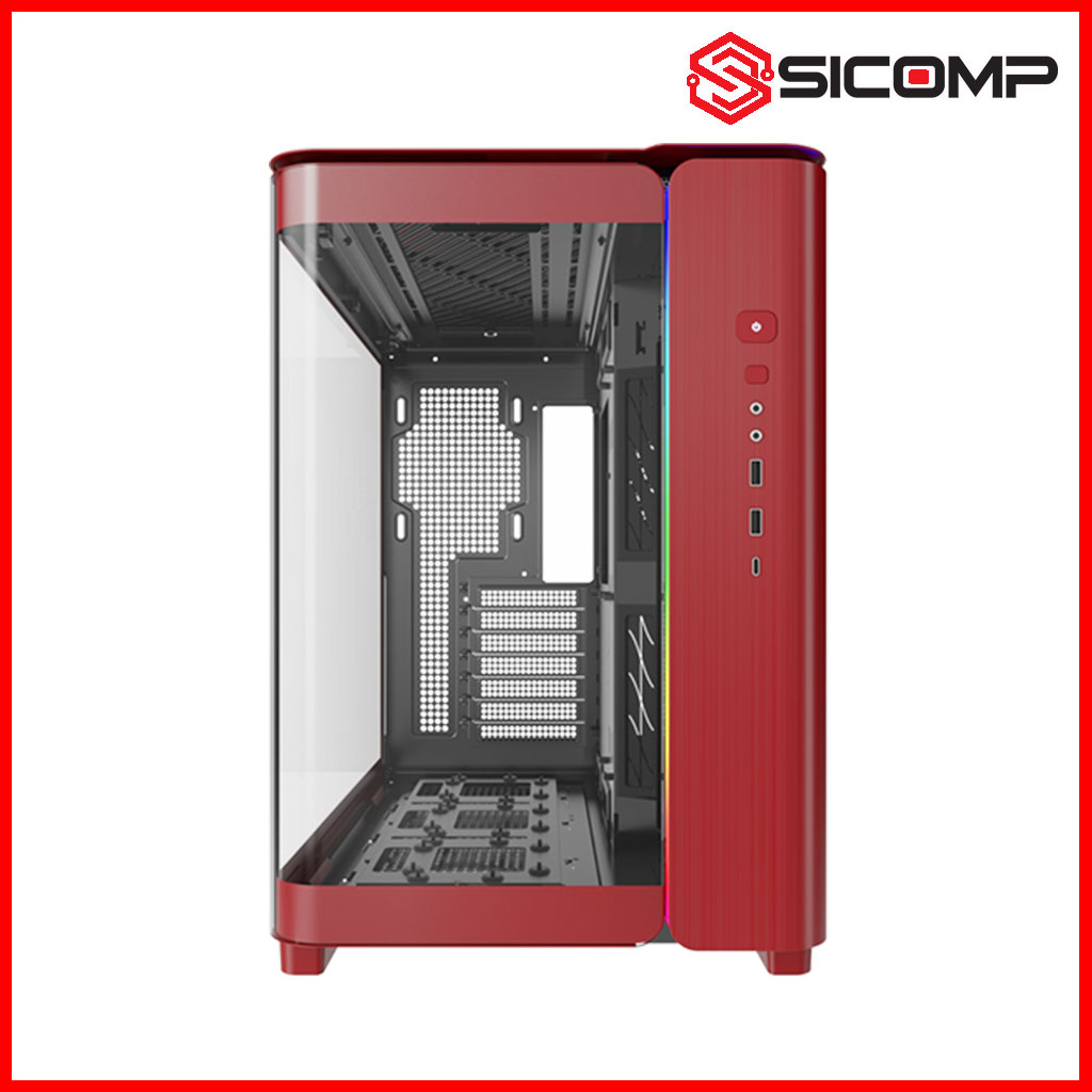 VỎ CASE MONTECH KING 95 RED (ATX/MID TOWER/MÀU ĐỎ), Picture 2