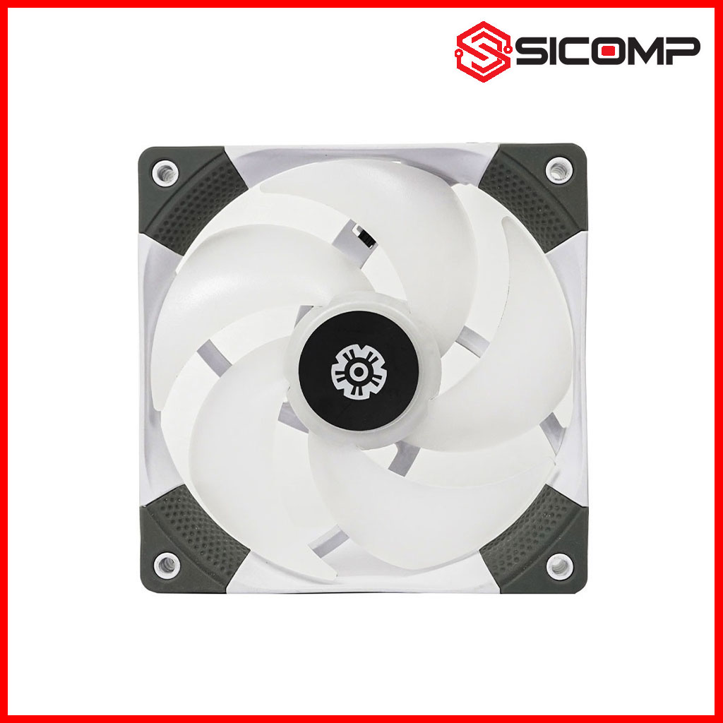 FAN ENERMAX HURRICANE T1 120MM WHITE ARGB, Picture 2