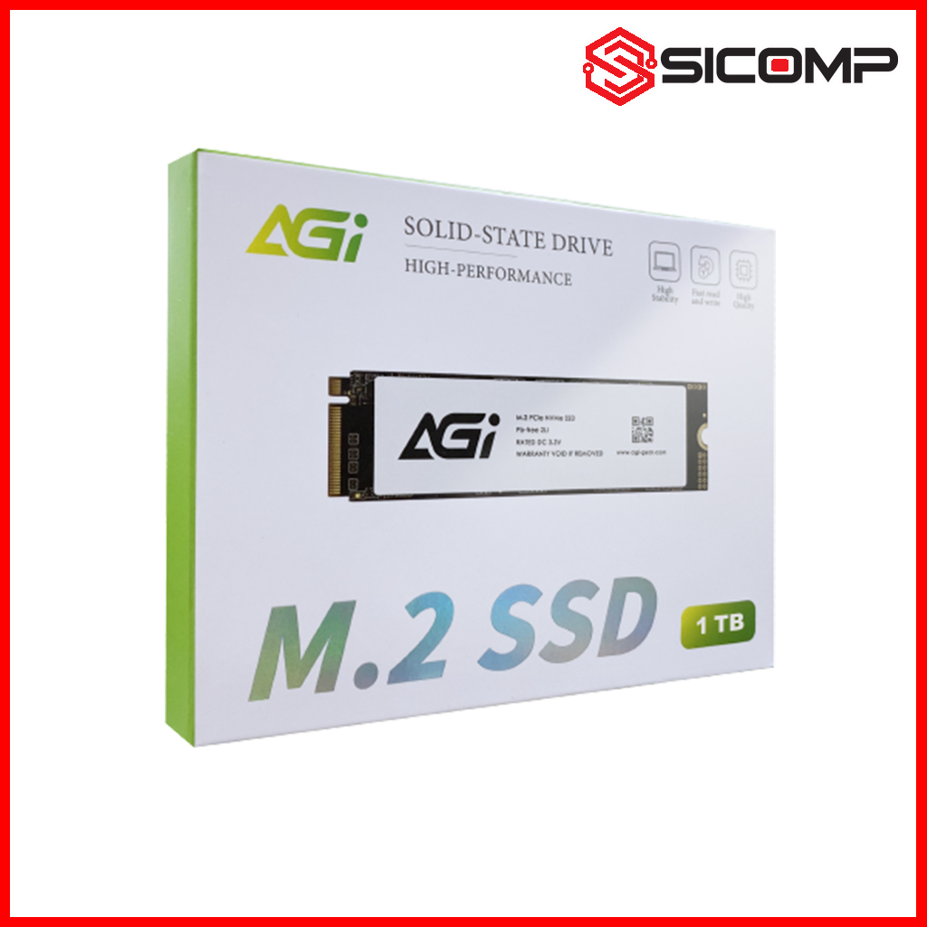 Ổ CỨNG SSD AGI AI298 512G NVME PCIE 2280 GEN3x4 (ĐỌC 2200MB/S) - GHI 1300MB/S), Picture 2