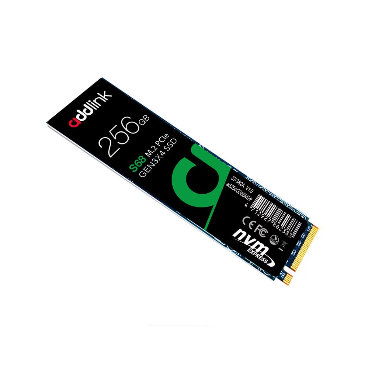 Ổ CỨNG SSD ADDLINK S68 NVME GEN 3X4 - 256GB (ĐỌC 2000MB/S) - GHI 1200MB/S), Picture 1