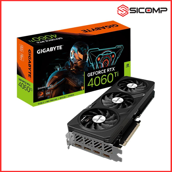 CARD MÀN HÌNH GIGABYTE GEFORCE RTX 4060 TI GAMING OC 8G (GV-N406TGAMING-OC-8GD), Picture 1