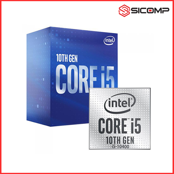 CPU INTEL CORE I5-10400F (UP TO 4.3GHZ, 6 NHÂN 12 LUỒNG, 12MB CACHE, 65W) – SOCKET INTEL LGA 1200, Picture 2