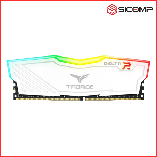 RAM TEAMGROUP T-FORCE DELTA RGB 32GB ( TRẮNG ), LIKE NEW 99%, Picture 1