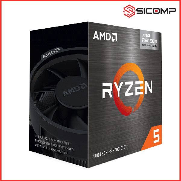 Picture of CPU AMD RYZEN 5 5600G (3.9GHz UP TO 4.4GHz / 19MB / 6 CORES, 12 THREADS / 65W / SOCKET AM4)