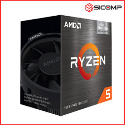 Picture of CPU AMD Ryzen 5 5600G (3.9GHz Upto 4.4GHz / 19MB / 6 Cores, 12 Threads / 65W / Socket AM4)