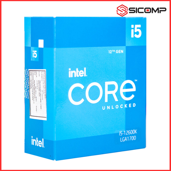 CPU INTEL CORE I5-12600K (3.7GHZ TURBO UP TO 4.9GHZ, 10 NHÂN 16 LUỒNG, 20MB CACHE, 125W) - SOCKET INTEL LGA 1700/ALDER LAKE), Picture 2
