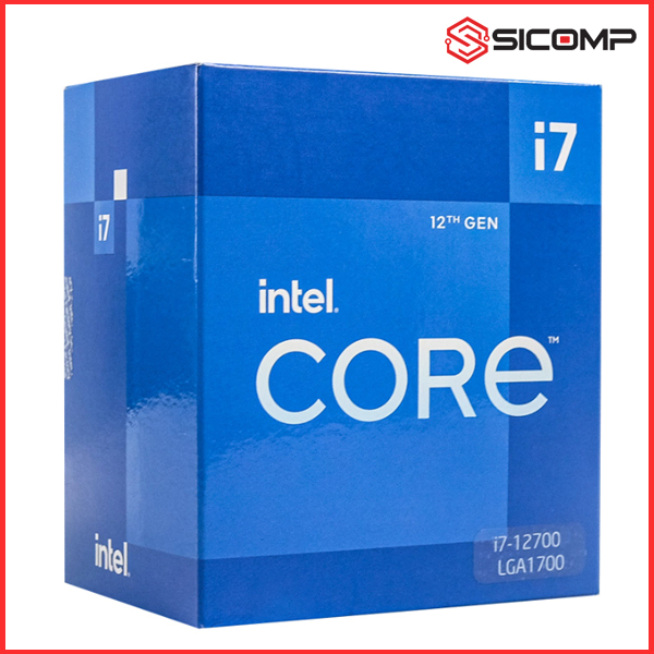 CPU INTEL CORE I7-12700 (3.6GHZ TURBO UP TO 4.9GHZ, 12 NHÂN 20 LUỒNG, 25MB CACHE, 65W) - SOCKET INTEL LGA 1700), Picture 1