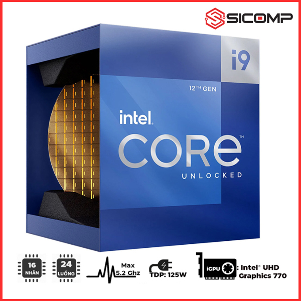 CPU INTEL CORE I9-12900K (3.2GHZ TURBO UP TO 5.2GHZ, 16 NHÂN 24 LUỒNG, 30MB CACHE, 125W) - SOCKET INTEL LGA 1700/ALDER LAKE), Picture 2