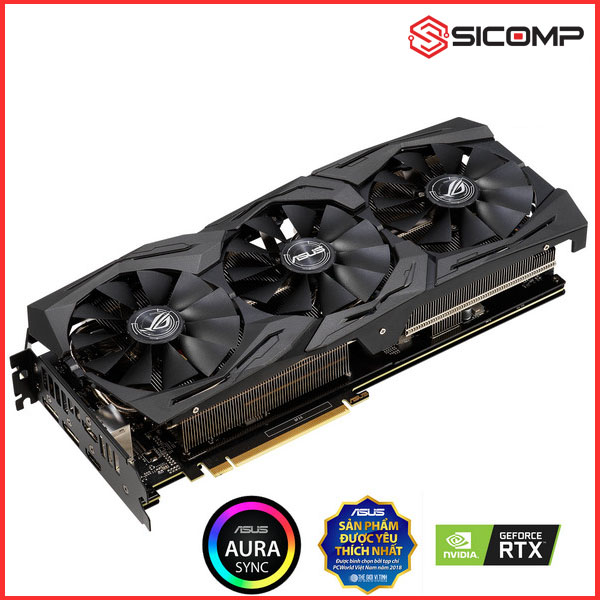 CARD MÀN HÌNH ASUS ROG - STRIX RTX 2060 OC 6GB GAMING - GDDR6 ( NO BOX ), Picture 2