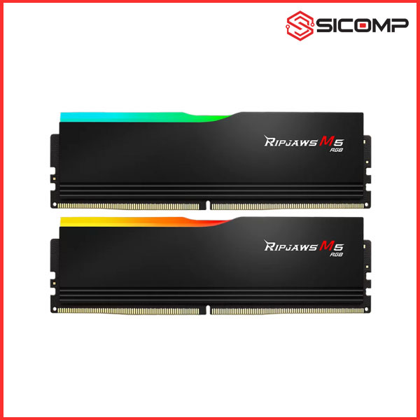 Picture of RAM DESKTOP GSKILL RIPJAWS M5 RGB 32GB 5200MHz ( 2 x 16GB ) BLACK