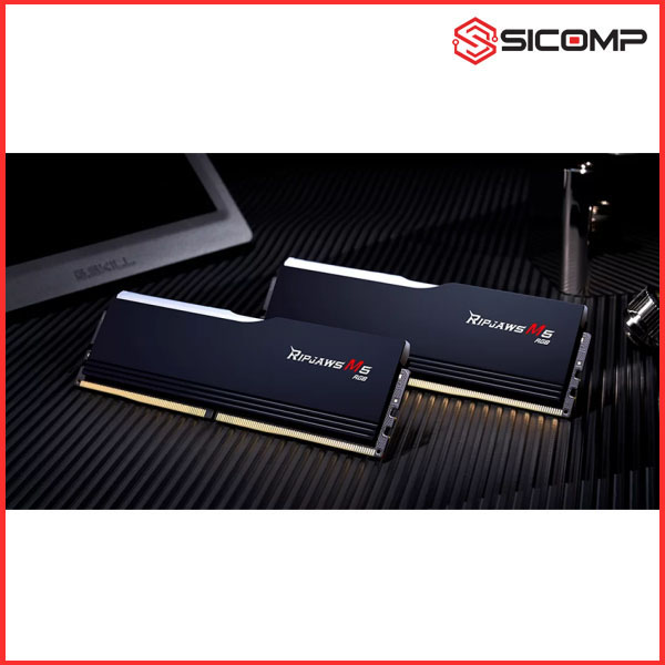 RAM DESKTOP GSKILL RIPJAWS M5 RGB 32GB 5200MHz ( 2 x 16GB ) BLACK, Picture 5