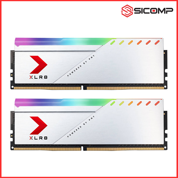 Picture of RAM DESKTOP PNY XLR8 2x8GB DDR4 3200MHZ EPIC-X RGB TẢN SILVER