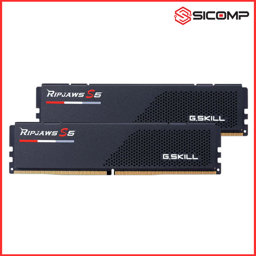 Picture of RAM DESKTOP GSKILL RIPJAWS S5 (F5-5600J4040C16GX2-RS5K) 32GB (2X16GB) DDR5 5600MHZ - BLACK 