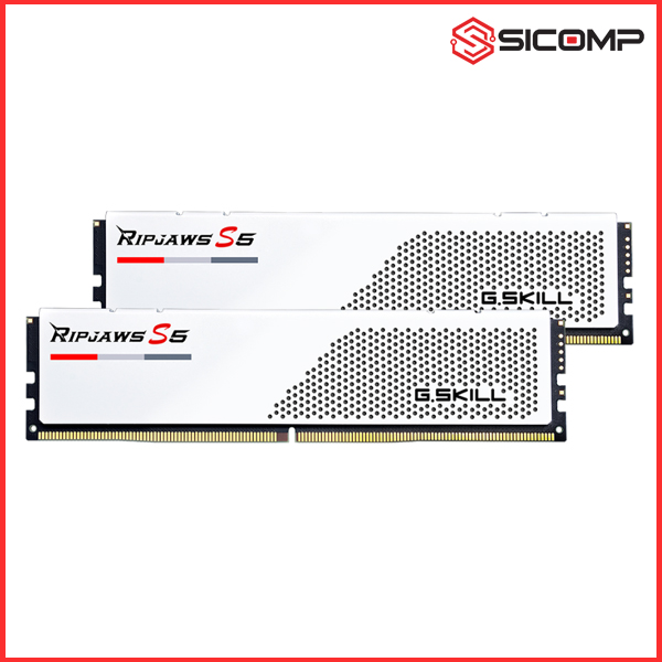 Picture of RAM DESKTOP GSKILL RIPJAWS S5 32GB (2X16GB) DDR5 5600MHZ - WHITE