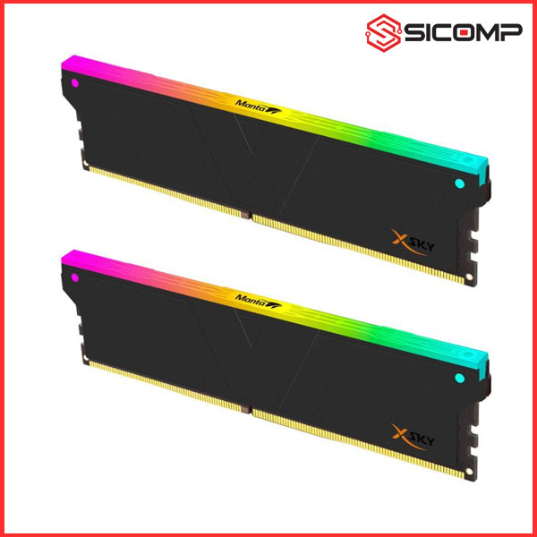 RAM DESKTOP V-COLOR MANTA XSKY RGB (BLACK) DDR5 32GB (16GBx2) BUS 6000 - TMXSL1660836KWK, Picture 2