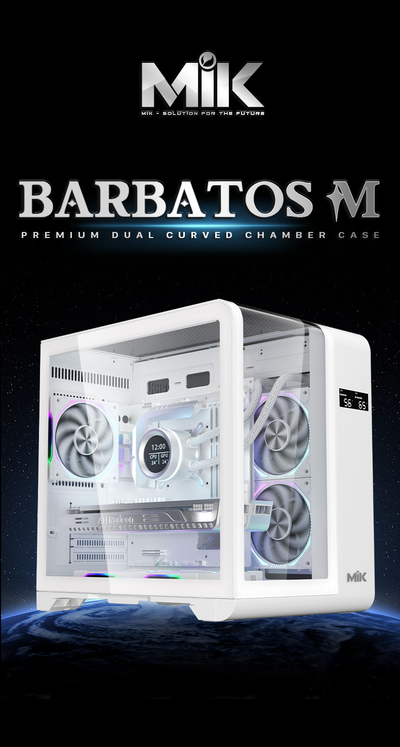 Vỏ case Mik Barbatos M White