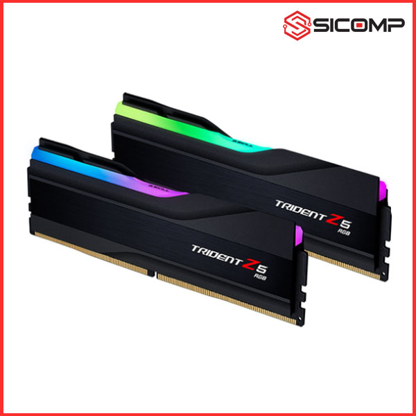 RAM DESKTOP G.SKILL TRIDENT Z5 BLACK RGB 32GB 6400MHz DDR5 (16GBx2) F5-6400J3239G16GX2-TZ5RK, Picture 2