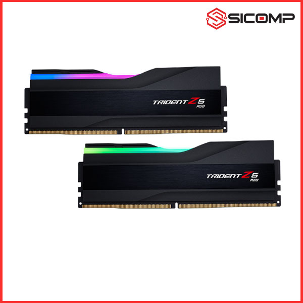 Picture of RAM DESKTOP G.SKILL TRIDENT Z5 BLACK RGB 32GB 6400MHz DDR5 (16GBx2) F5-6400J3239G16GX2-TZ5RK