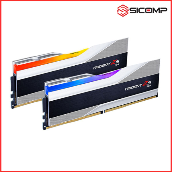 Picture of RAM DESKTOP G.SKILL TRIDENT Z5 WHITE RGB 32GB 6400MHz DDR5 (16GBx2) F5-6400J3239G16GX2-TZ5RS
