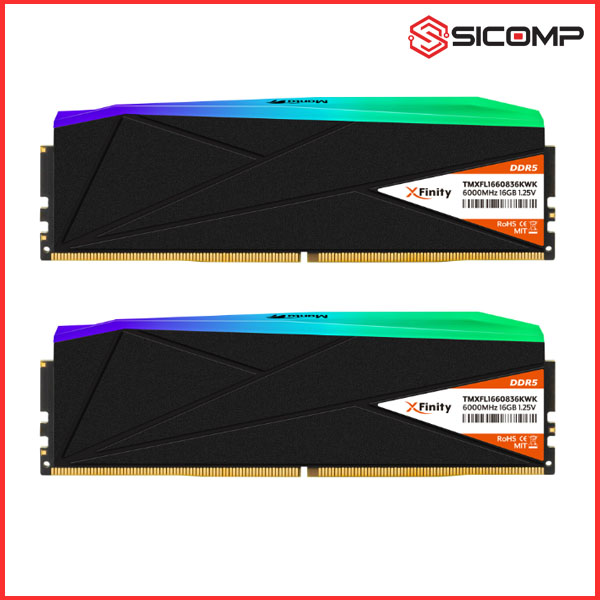 RAM V-COLOR [MANTA] XFINITY DDR5 RGB | INTEL XMP / AMD EXPO | 32GB (16GB x2) 6000, Picture 2