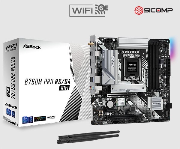 Đánh giá bo mạch chủ ASRock B760M Pro RS WiFi DDR4 – Cải tiến mạnh mẽ, cân kèo Core I5-13600K