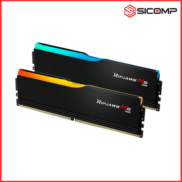 RAM DESKTOP GSKILL M5 RGB BLACK 64GB ( 2x32GB | DDR5 | 5200MHZ)-(F5-5200J4040A32GX2-RM5RK), Picture 2