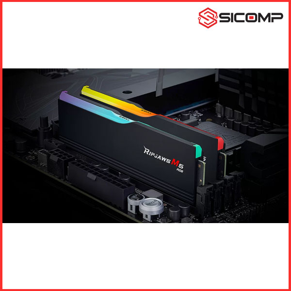 RAM DESKTOP GSKILL M5 RGB BLACK 64GB ( 2x32GB | DDR5 | 5200MHZ)-(F5-5200J4040A32GX2-RM5RK), Picture 3