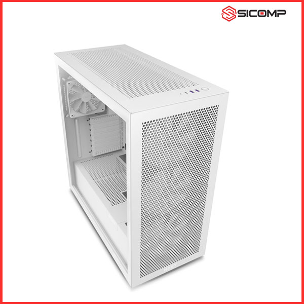 VỎ CASE NZXT H7 FLOW RGB ALL WHITE (MID TOWER | MÀU TRẮNG), Picture 4