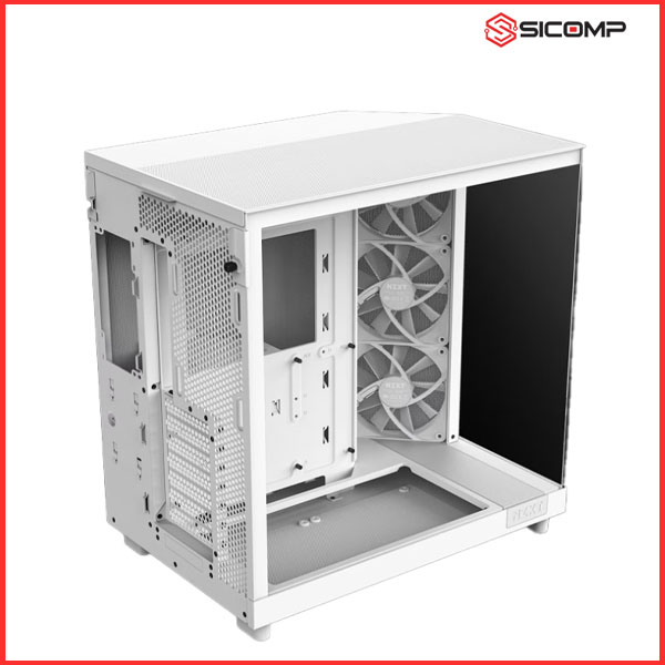 VỎ CASE NZXT H6 FLOW ALL WHITE (ATX | MID TOWER | MÀU TRẮNG), Picture 4