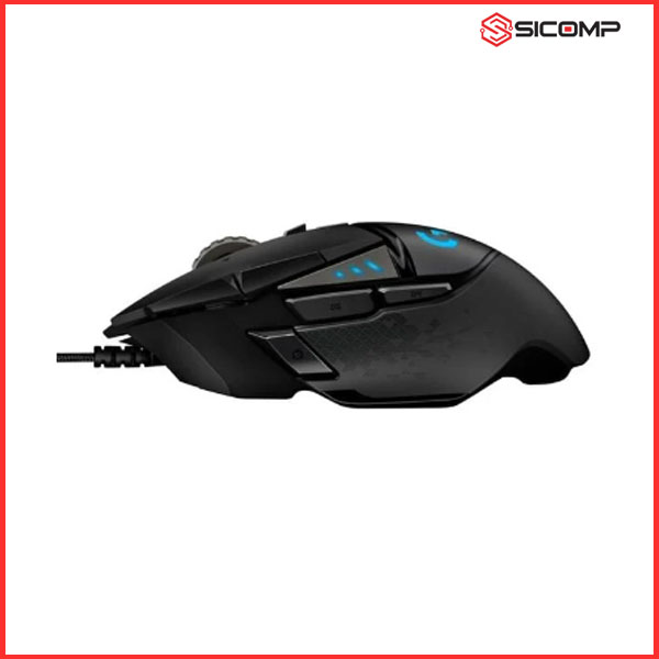 CHUỘT MÁY TÍNH LOGITECH G502 HERO GAMING (USB | RGB | ĐEN), Picture 3