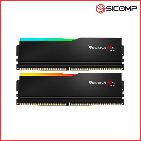 RAM DESKTOP G.SKILL RIPJAWS M5 RGB 32GB (2x16GB) BUS 6000MHZ-BLACK-RM5RK, Picture 1