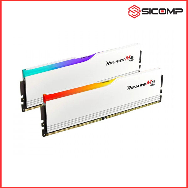 RAM DESKTOP G.SKILL RIPJAWS M5 RGB 32GB (2x16GB) BUS 6000MHZ-WHITE-RM5RW, Picture 2