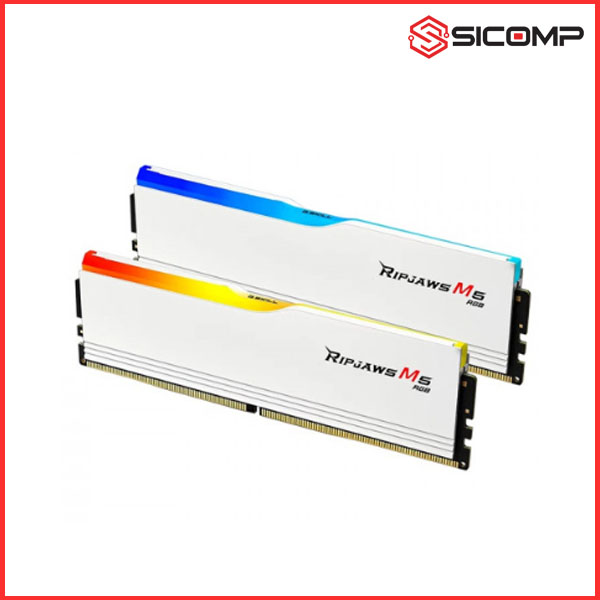 RAM DESKTOP G.SKILL RIPJAWS M5 RGB 32GB (2x16GB) BUS 6000MHZ-WHITE-RM5RW, Picture 3