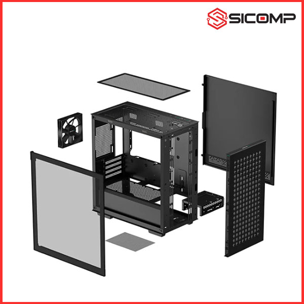 VỎ CASE DEEPCOOL CH370 BLACK, Picture 5