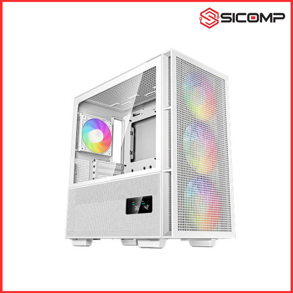 VỎ CASE DEEPCOOL CH560 DIGITAL ( KÈM SẴN 4 FAN ARGB | WHITE ), Picture 1