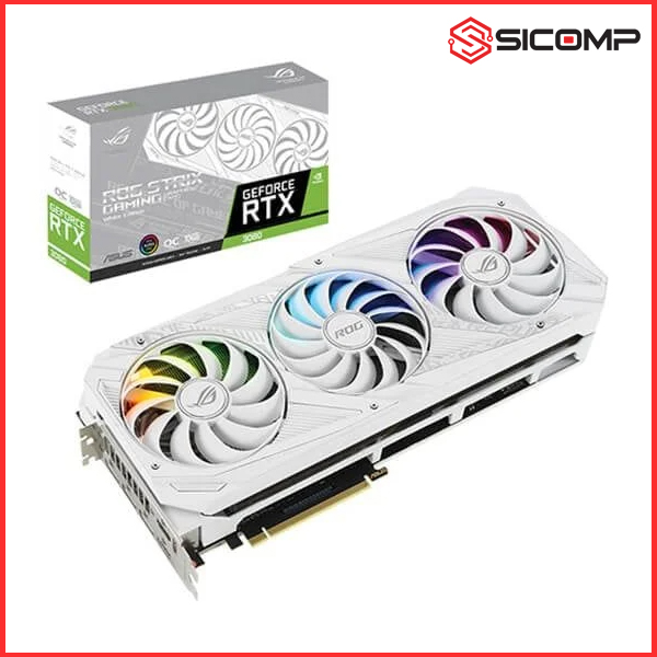 CARD MÀN HÌNH ASUS ROG STRIX RTX 3080 10G GAMING WHITE (LIKE NEW | FULL BOX), Picture 10