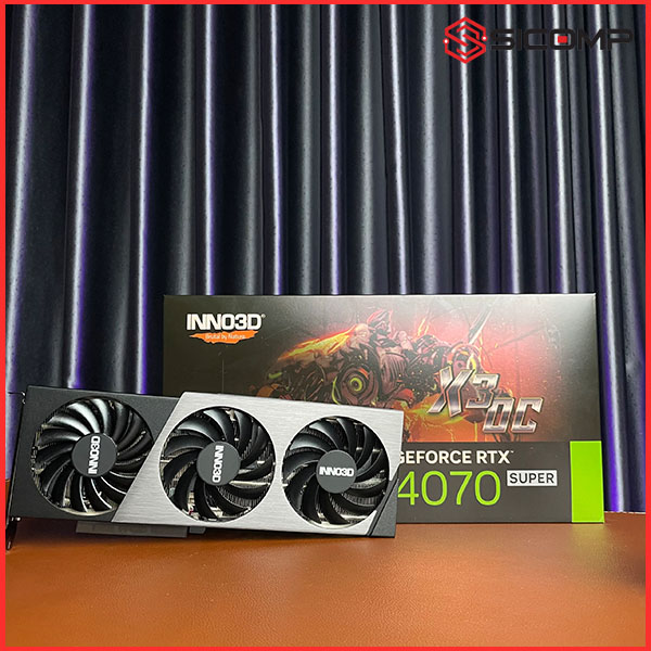 CARD MÀN HÌNH INNO3D RTX 4070 SUPER X3 OC - 3 FAN, Picture 1