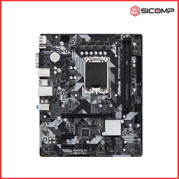 MAINBOARD ASROCK B760M-HDV/M.2 D4, Picture 2