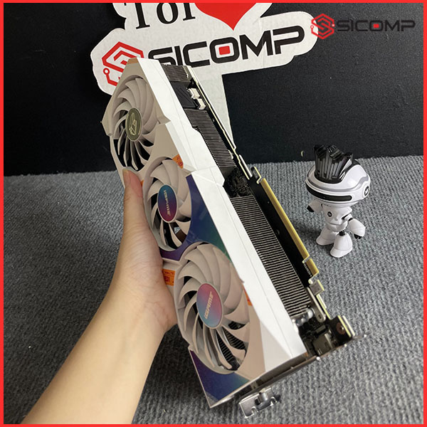 CARD MÀN HÌNH COLORFUL IGAME GEFORCE RTX 3070 TI ULTRA WHITE OC 8G-V  (LIKENEW | FULL BOX), Picture 6