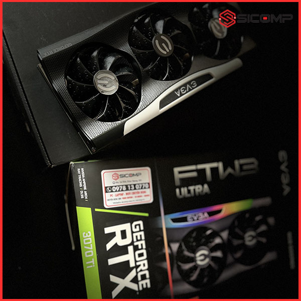 CARD MÀN HÌNH EVGA GEFORCE RTX 3070 TI FTW3 ULTRA GAMING 8GB (LIKENEW | FULL BOX), Picture 1