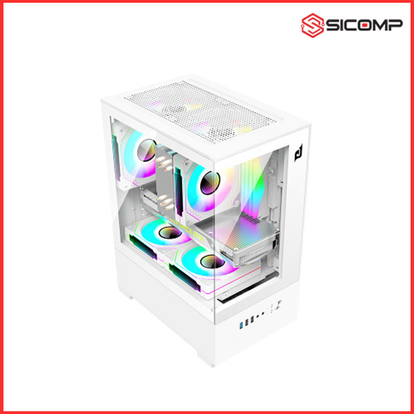 VỎ CASE EDRA ECS1303 - WHITE, Picture 4